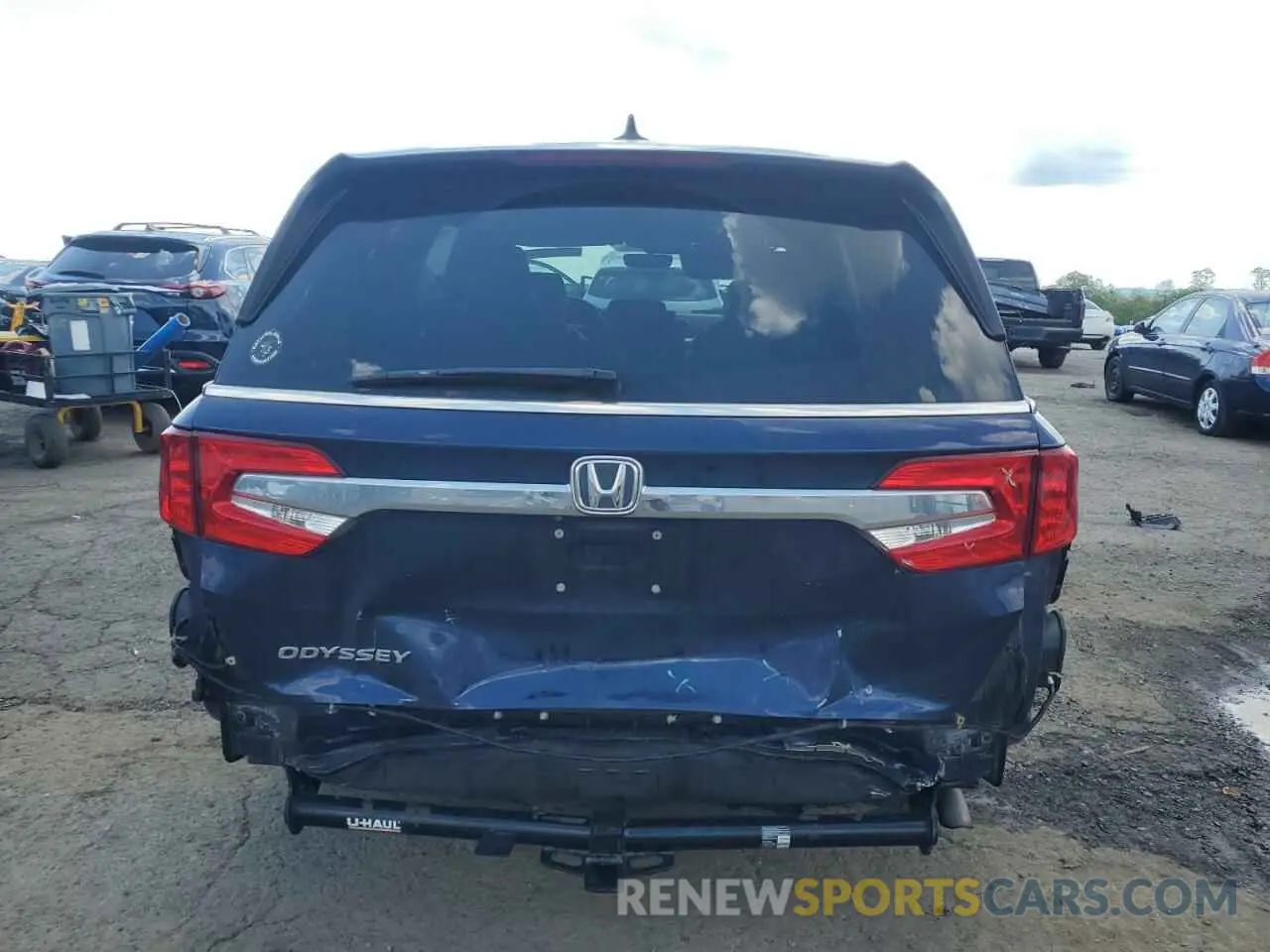 6 Photograph of a damaged car 5FNRL6H74KB077977 HONDA All Models 2019