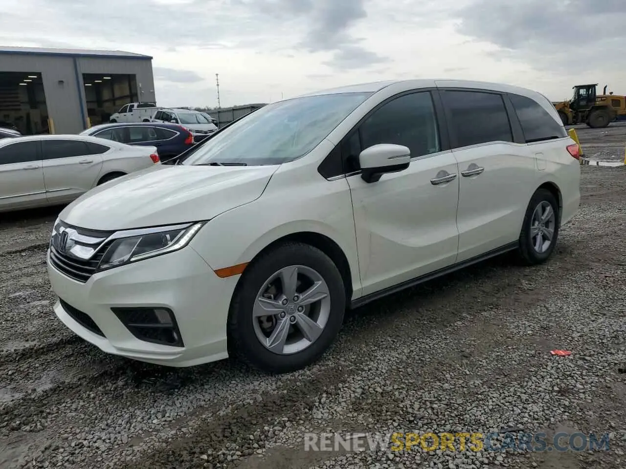 1 Photograph of a damaged car 5FNRL6H74KB090356 HONDA All Models 2019