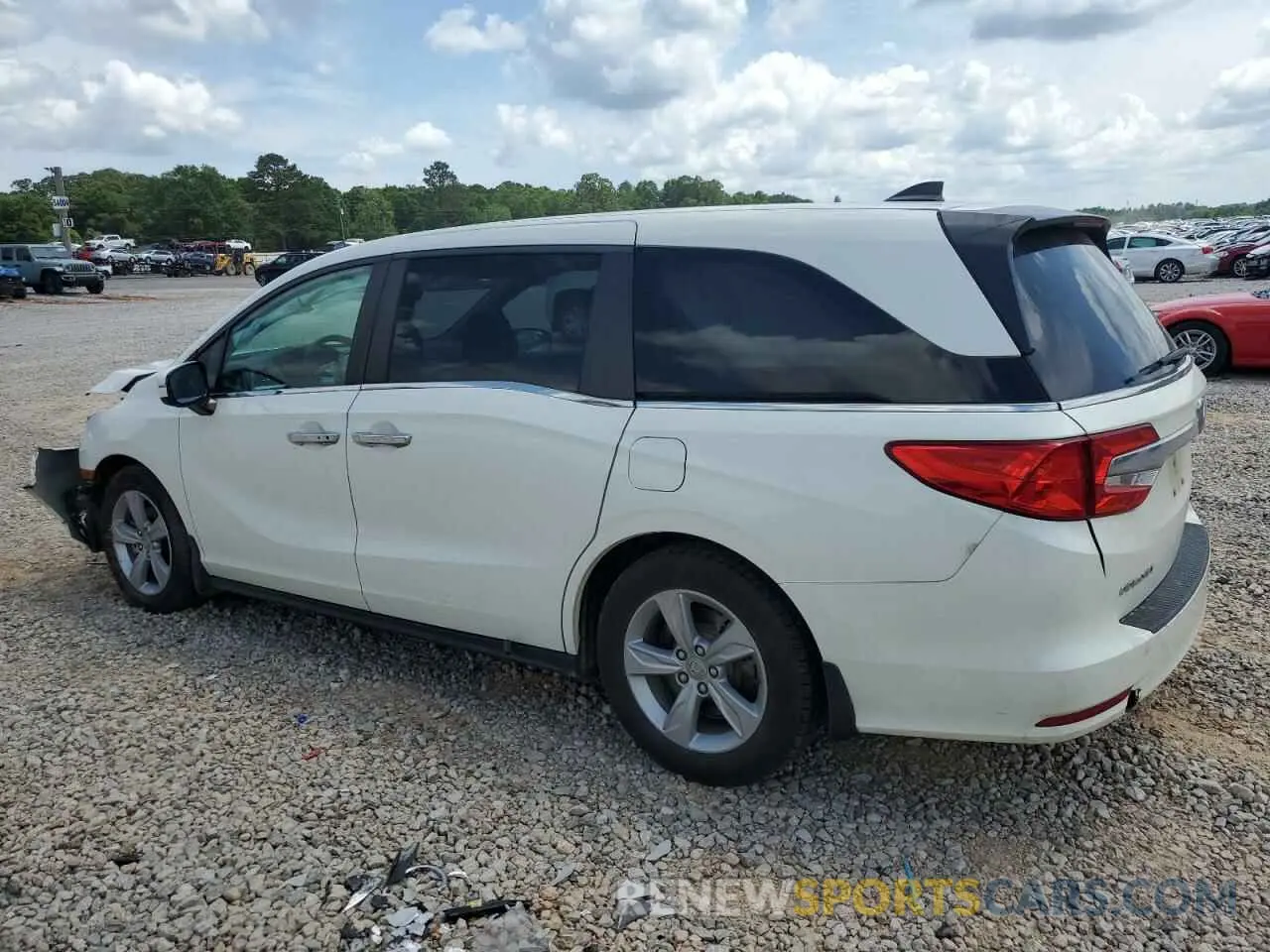 2 Photograph of a damaged car 5FNRL6H75KB003287 HONDA All Models 2019