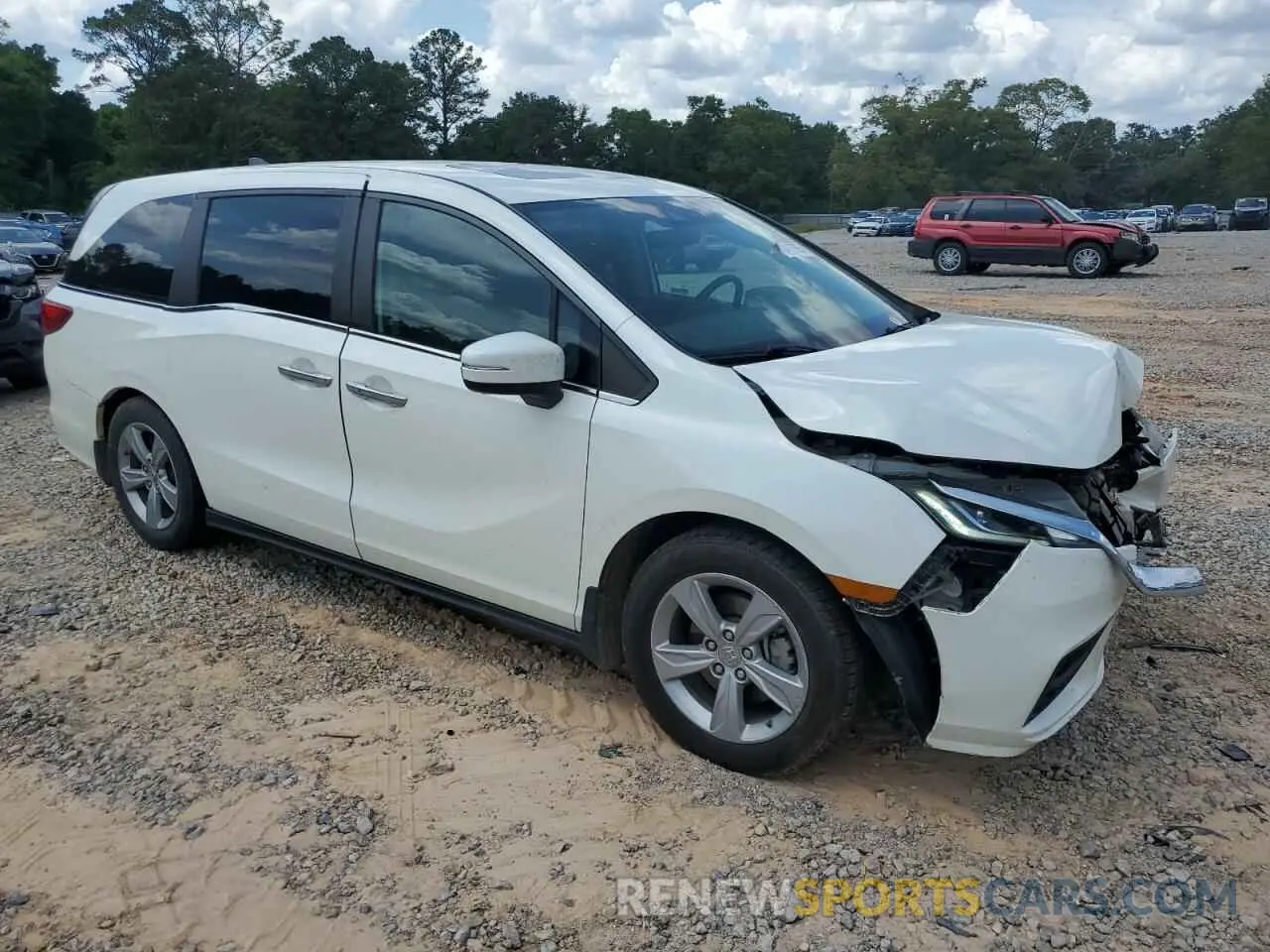 4 Photograph of a damaged car 5FNRL6H75KB003287 HONDA All Models 2019