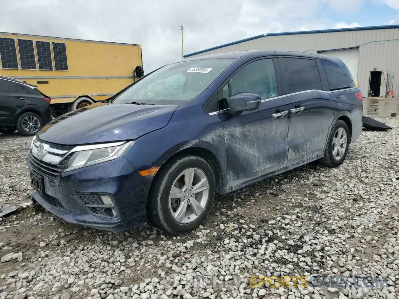 1 Photograph of a damaged car 5FNRL6H75KB048861 HONDA All Models 2019