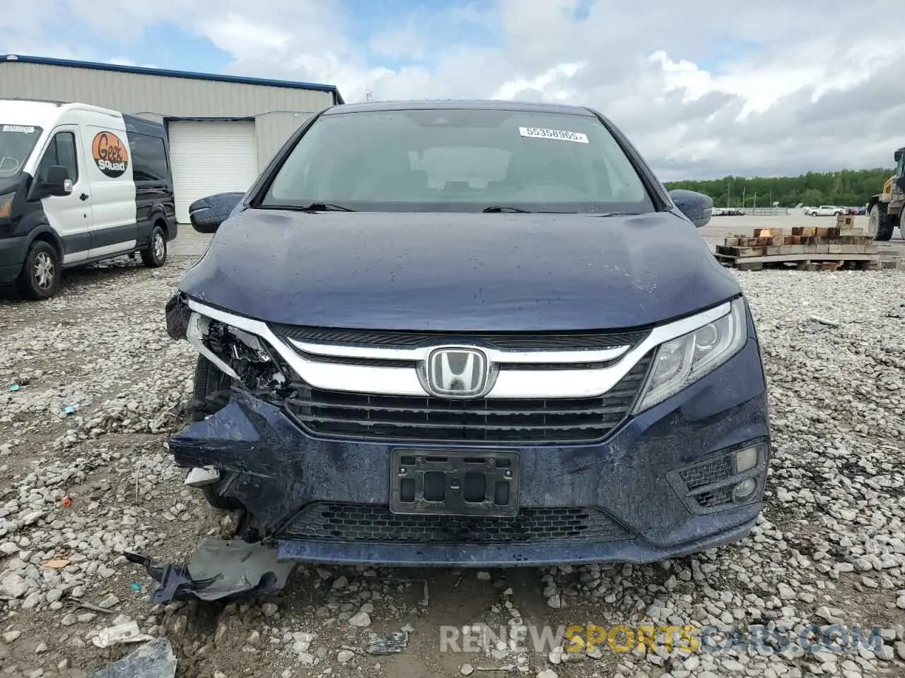 5 Photograph of a damaged car 5FNRL6H75KB048861 HONDA All Models 2019