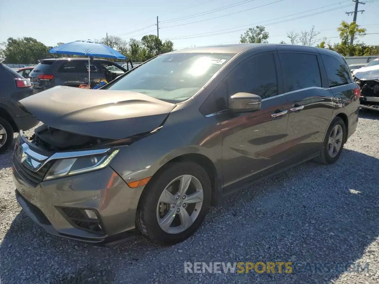 1 Photograph of a damaged car 5FNRL6H75KB082282 HONDA All Models 2019