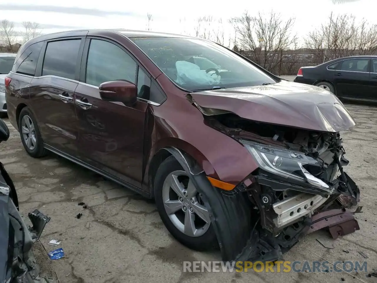 4 Photograph of a damaged car 5FNRL6H75KB121968 HONDA All Models 2019