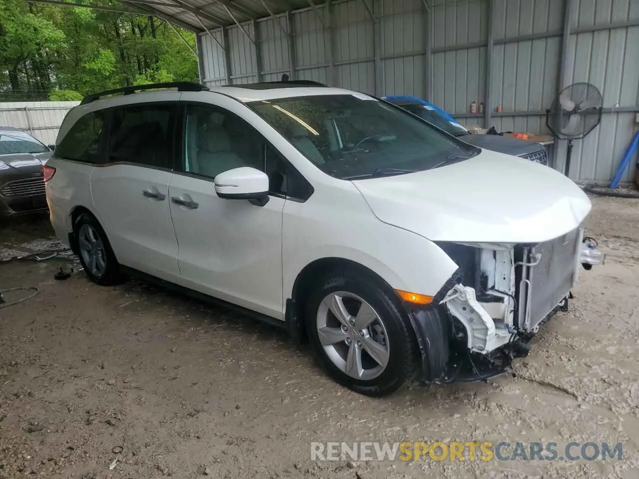 4 Photograph of a damaged car 5FNRL6H76KB045998 HONDA All Models 2019