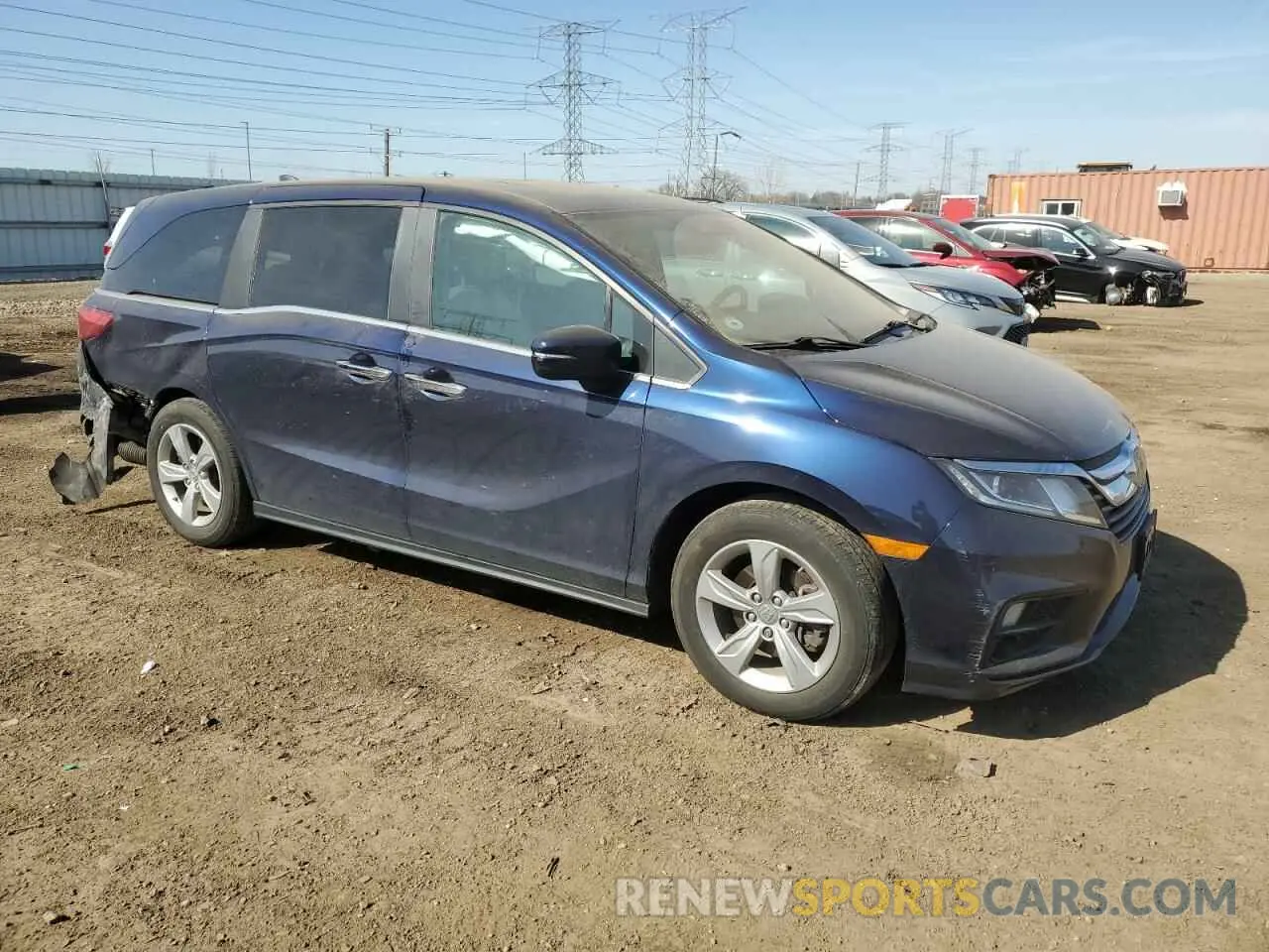 4 Photograph of a damaged car 5FNRL6H76KB099611 HONDA All Models 2019