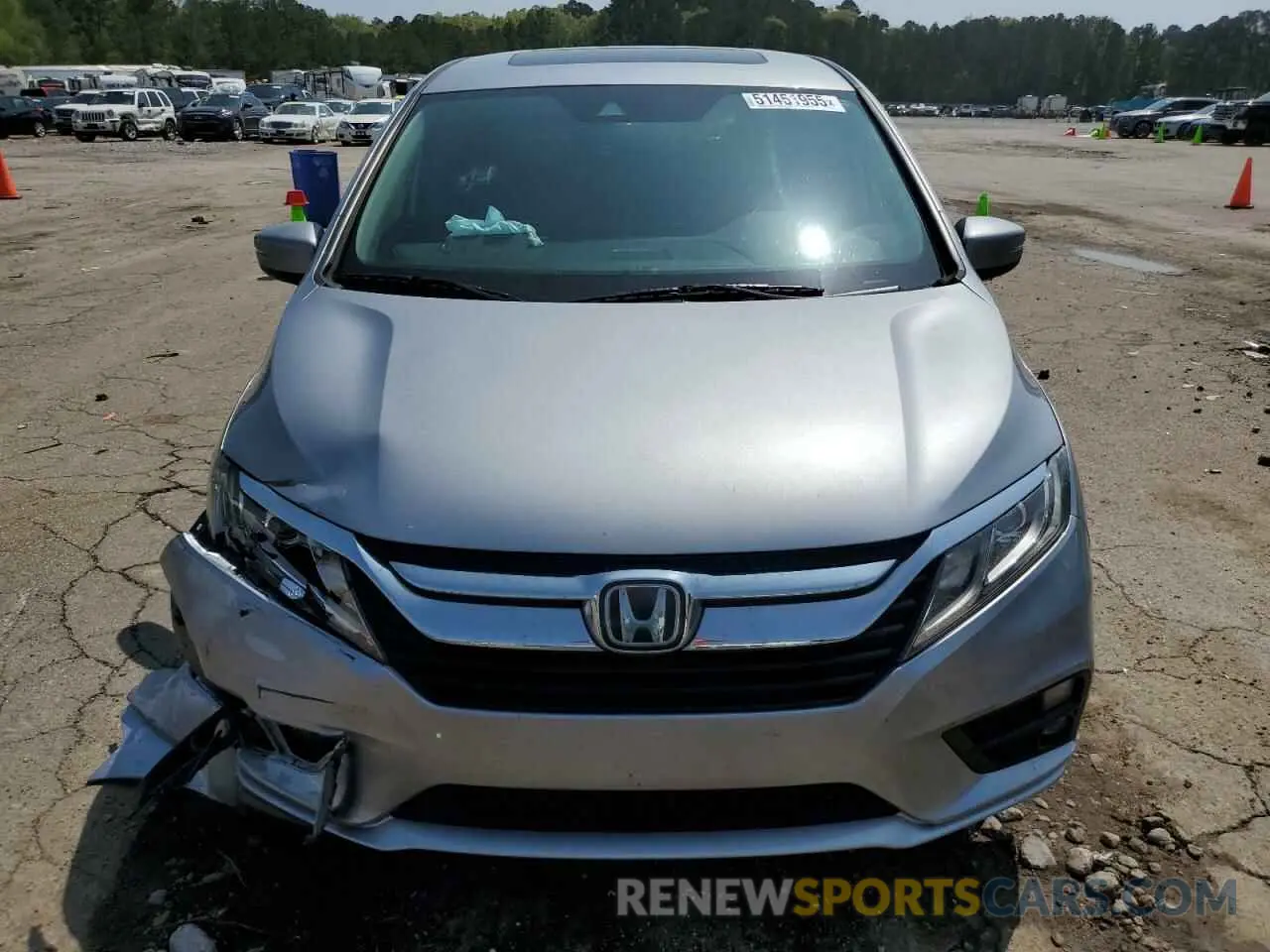 5 Photograph of a damaged car 5FNRL6H76KB113491 HONDA All Models 2019
