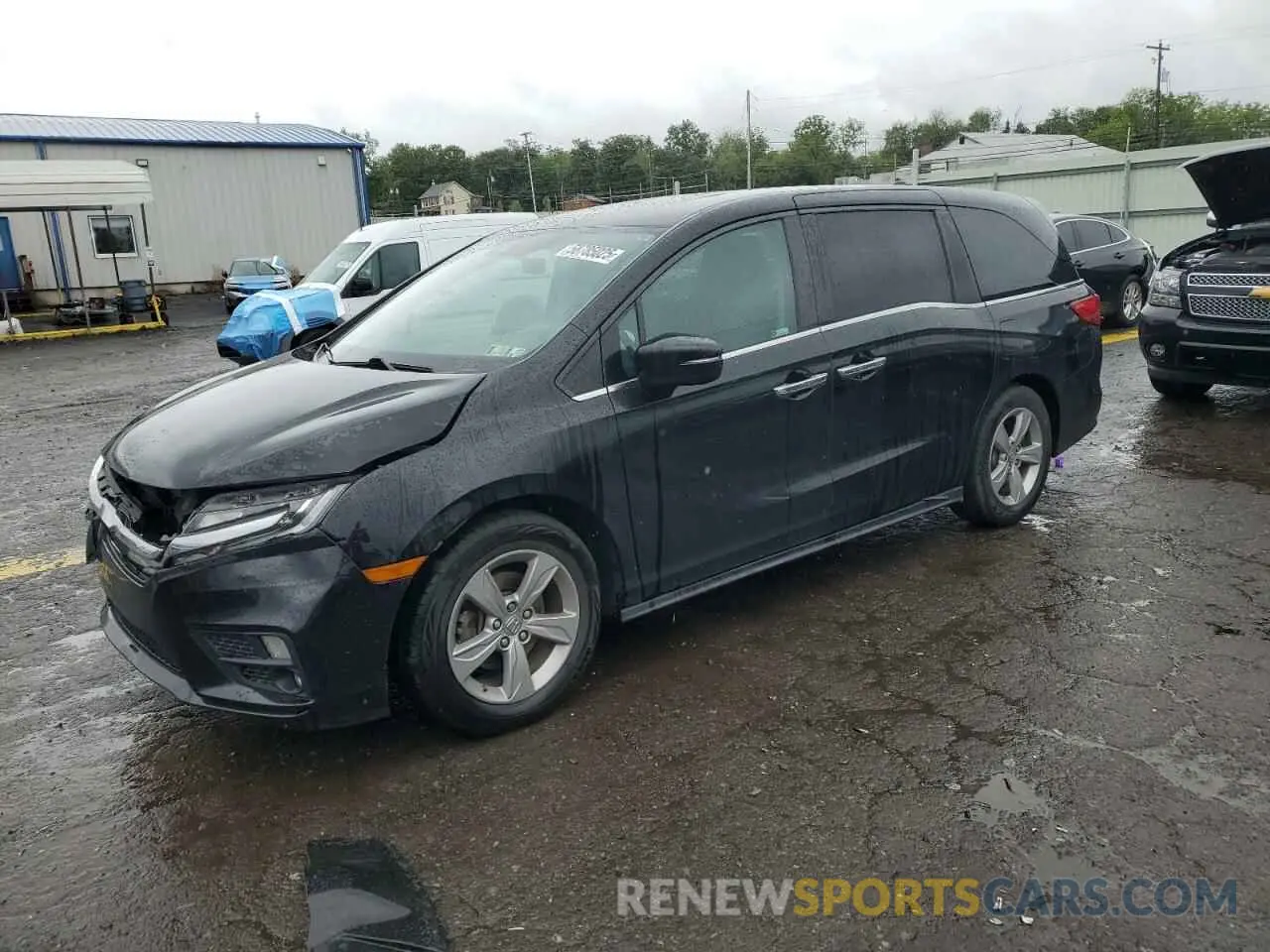 1 Photograph of a damaged car 5FNRL6H76KB124717 HONDA All Models 2019