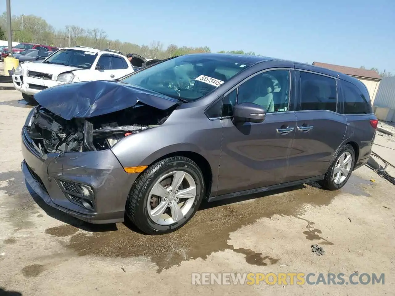 1 Photograph of a damaged car 5FNRL6H77KB040597 HONDA All Models 2019