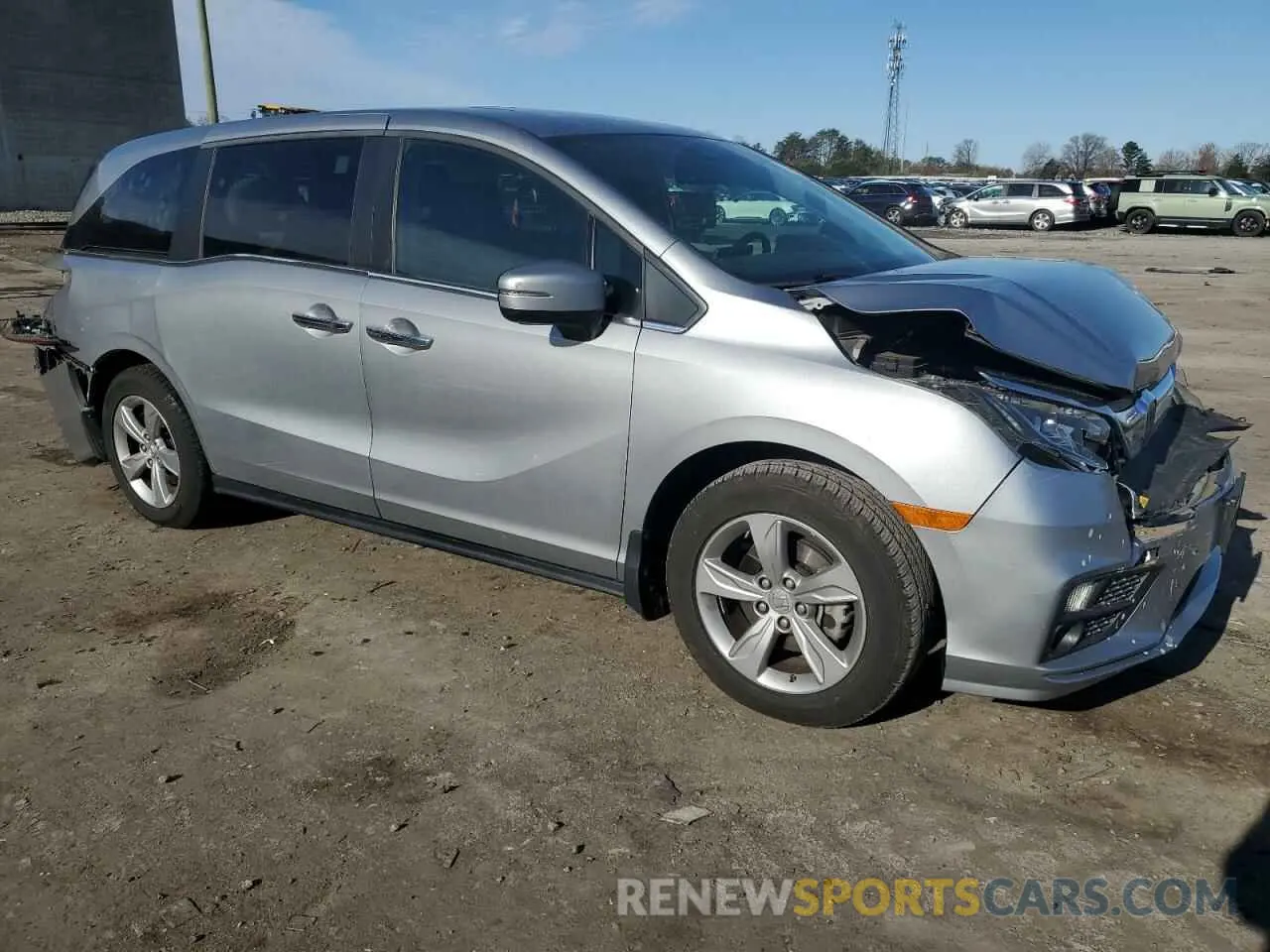 4 Photograph of a damaged car 5FNRL6H77KB043158 HONDA All Models 2019