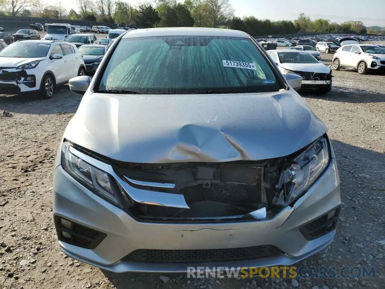 5 Photograph of a damaged car 5FNRL6H77KB071820 HONDA All Models 2019