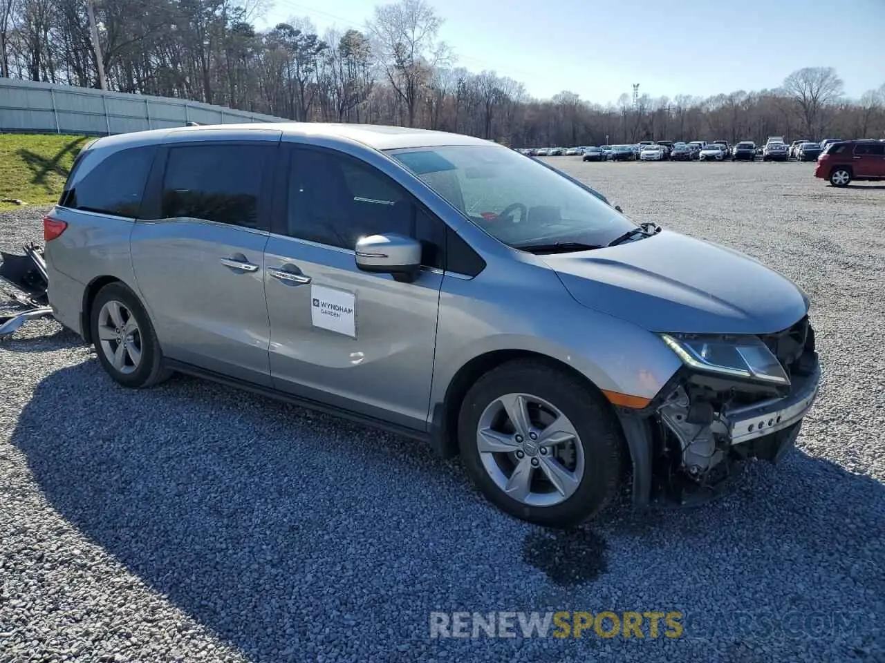 4 Photograph of a damaged car 5FNRL6H77KB118277 HONDA All Models 2019