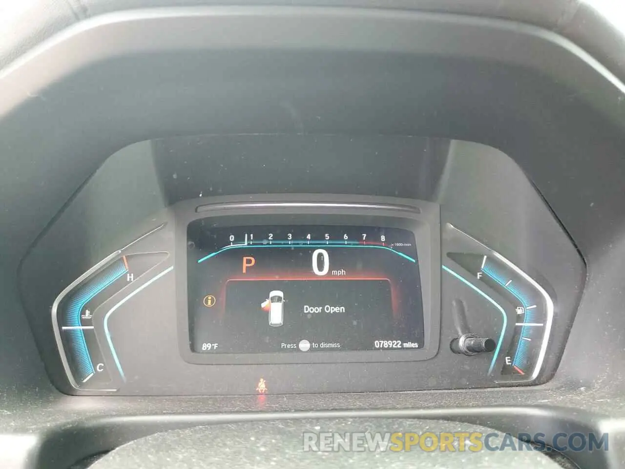 9 Photograph of a damaged car 5FNRL6H78KB085080 HONDA All Models 2019