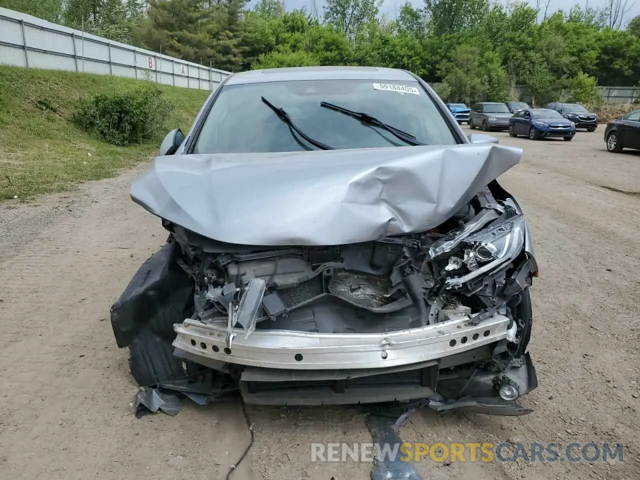 5 Photograph of a damaged car 5FNRL6H78KB133385 HONDA All Models 2019