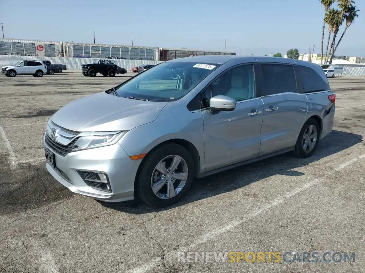 1 Photograph of a damaged car 5FNRL6H78KB136481 HONDA All Models 2019