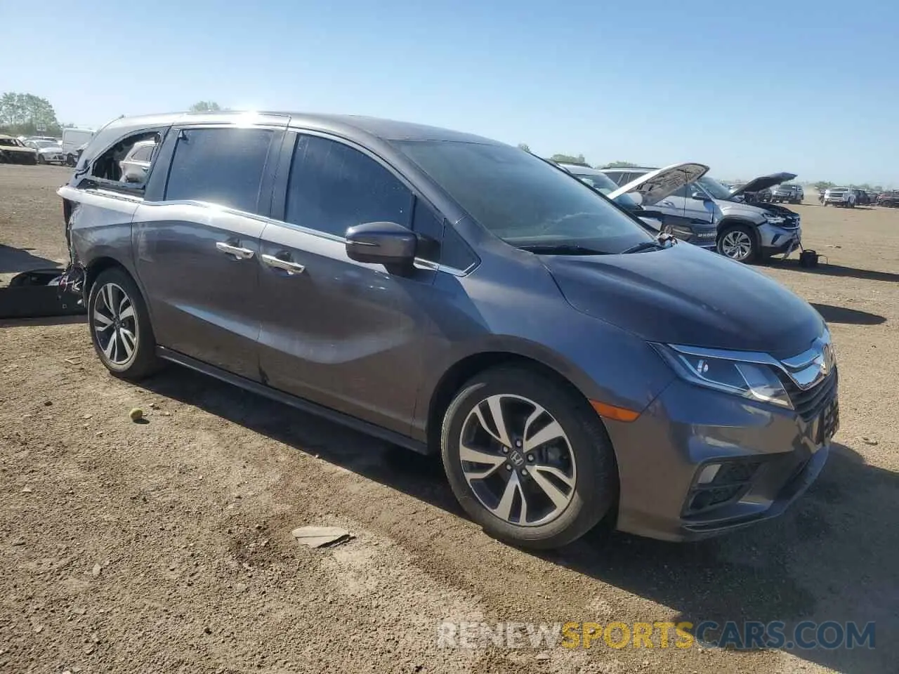 4 Photograph of a damaged car 5FNRL6H79KB045249 HONDA All Models 2019