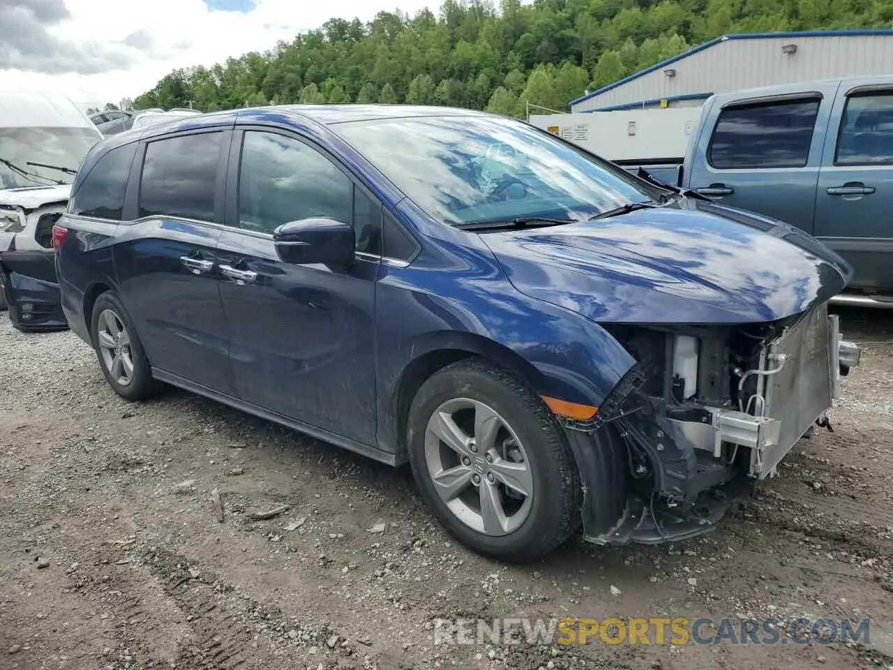4 Photograph of a damaged car 5FNRL6H79KB136635 HONDA All Models 2019