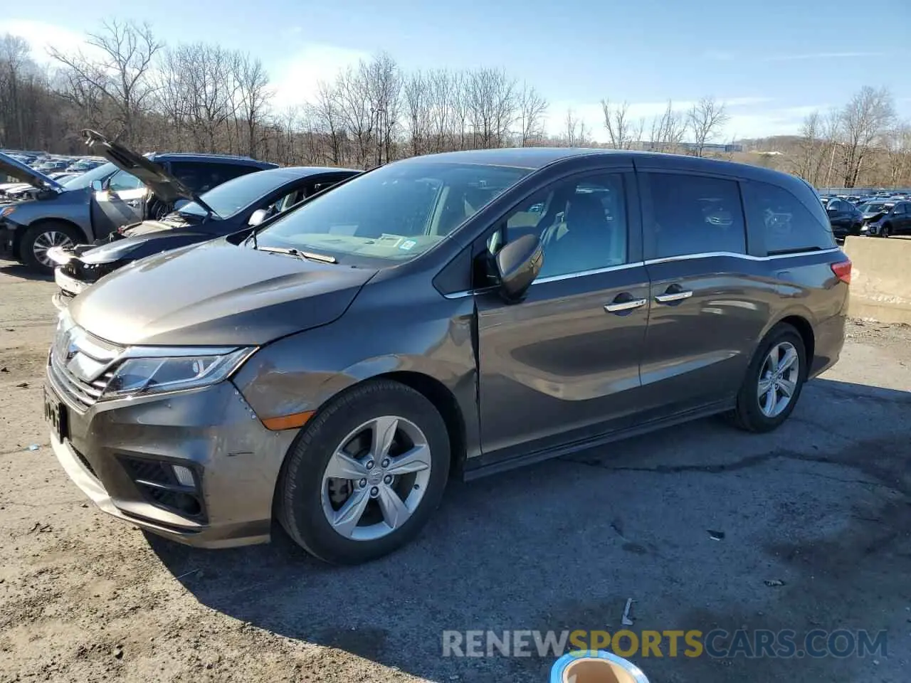 1 Photograph of a damaged car 5FNRL6H7XKB066983 HONDA All Models 2019