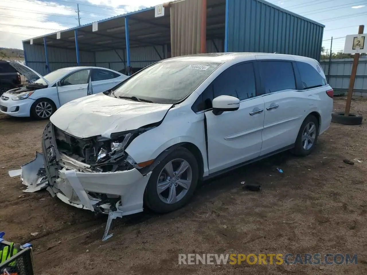 1 Photograph of a damaged car 5FNRL6H7XKB122114 HONDA All Models 2019