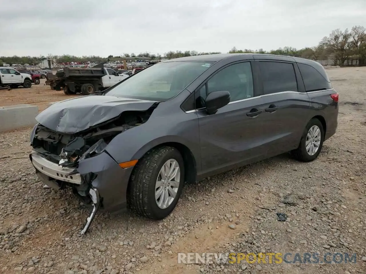 1 Photograph of a damaged car 5FNRL6H20LB021749 HONDA All Models 2020