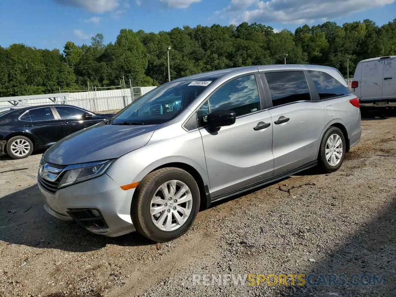 1 Photograph of a damaged car 5FNRL6H26LB050317 HONDA All Models 2020