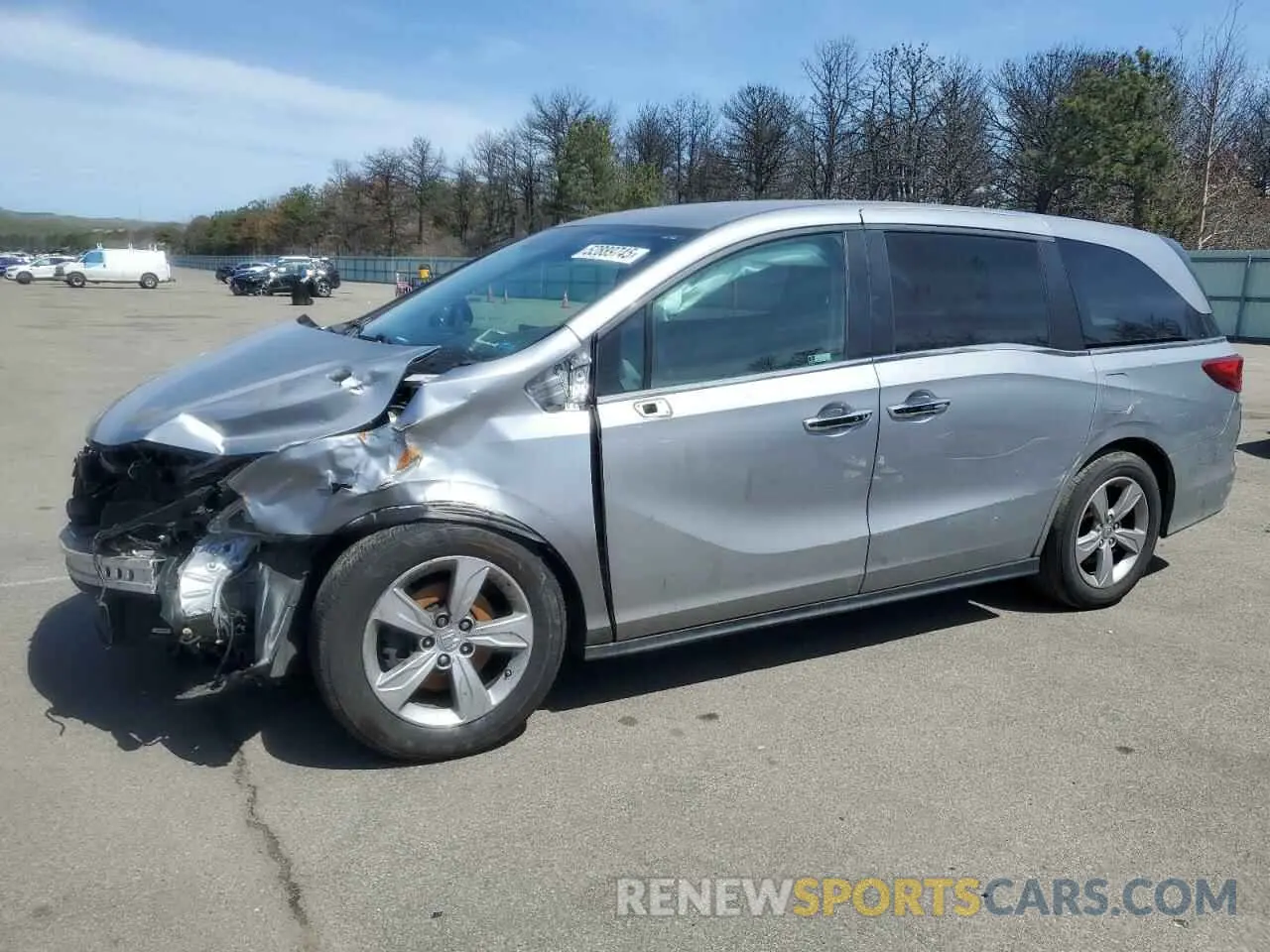 1 Photograph of a damaged car 5FNRL6H55LB066941 HONDA All Models 2020