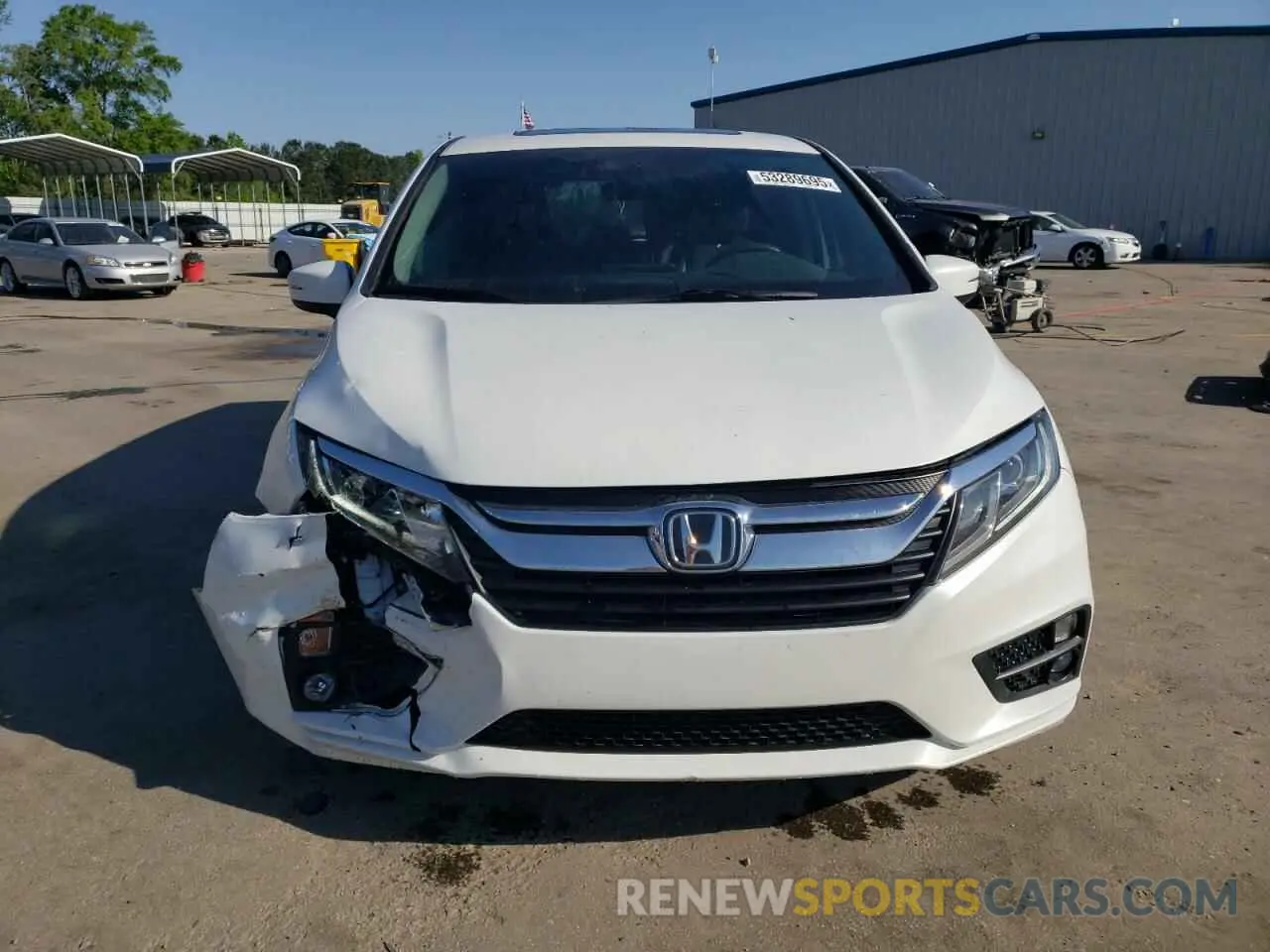 5 Photograph of a damaged car 5FNRL6H70LB028163 HONDA All Models 2020