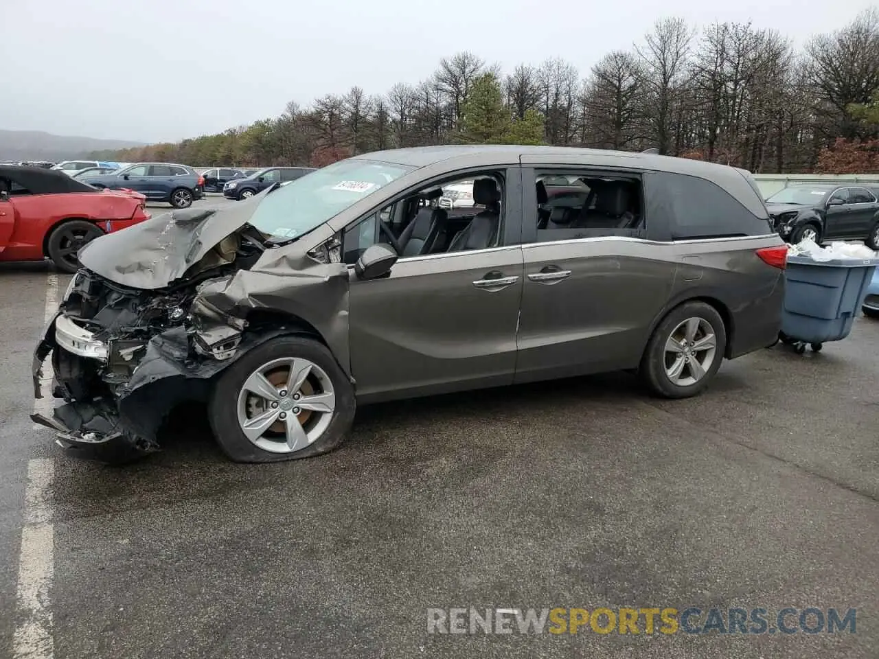 1 Photograph of a damaged car 5FNRL6H70LB070221 HONDA All Models 2020
