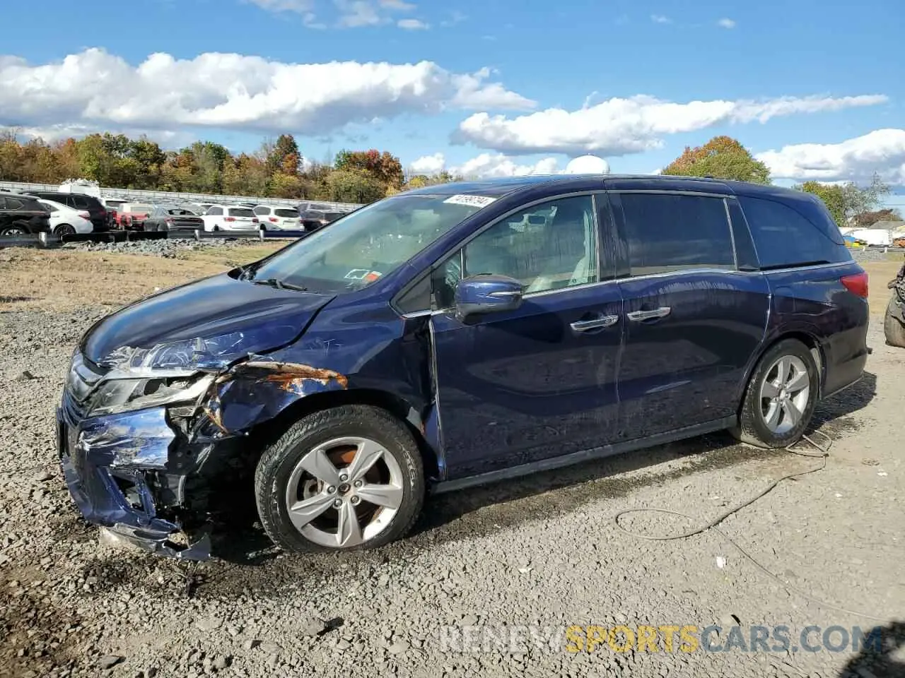 1 Photograph of a damaged car 5FNRL6H73LB073906 HONDA All Models 2020
