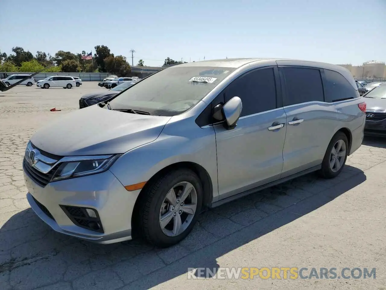 1 Photograph of a damaged car 5FNRL6H74LB026822 HONDA All Models 2020