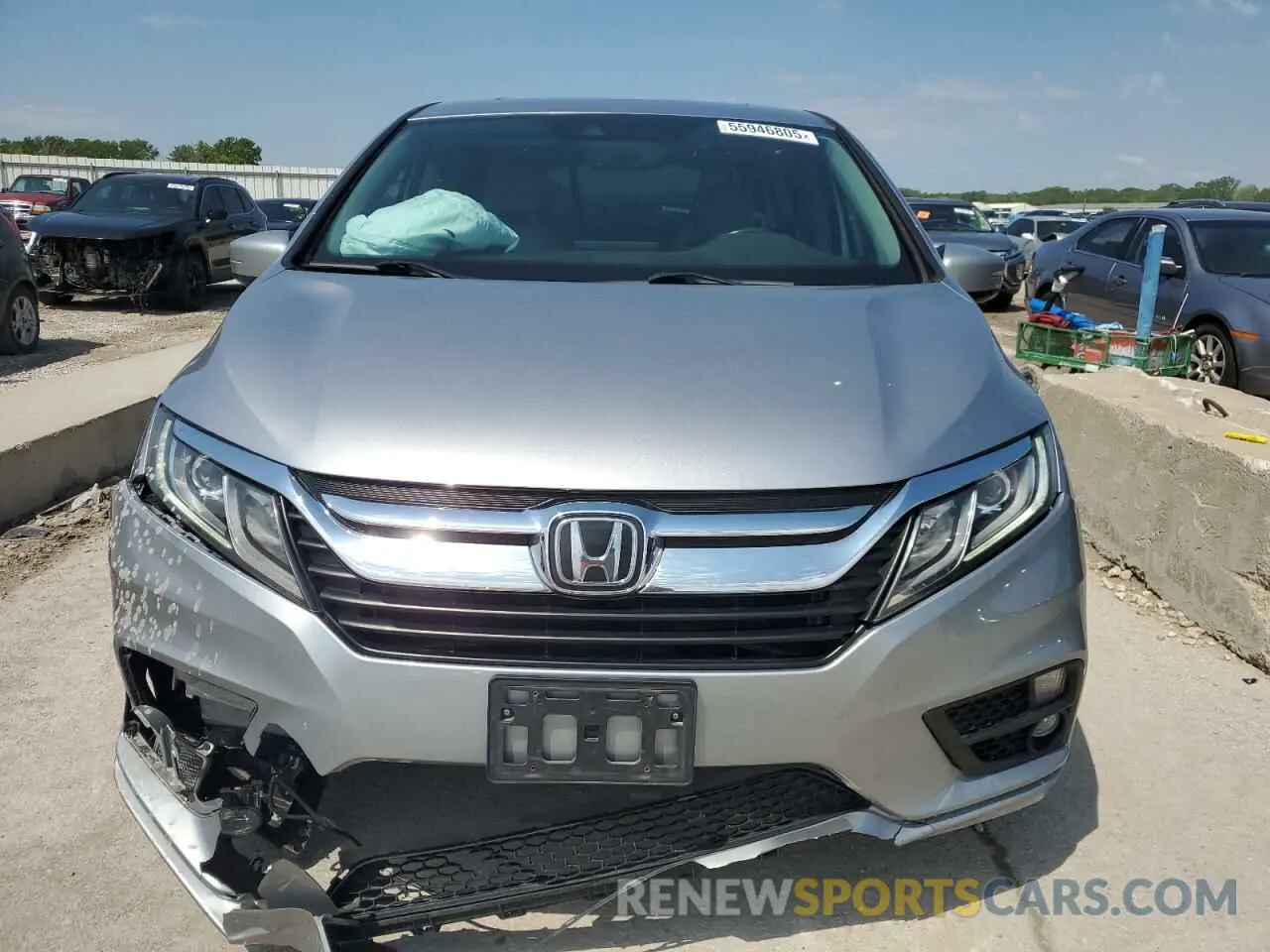 5 Photograph of a damaged car 5FNRL6H76LB031245 HONDA All Models 2020