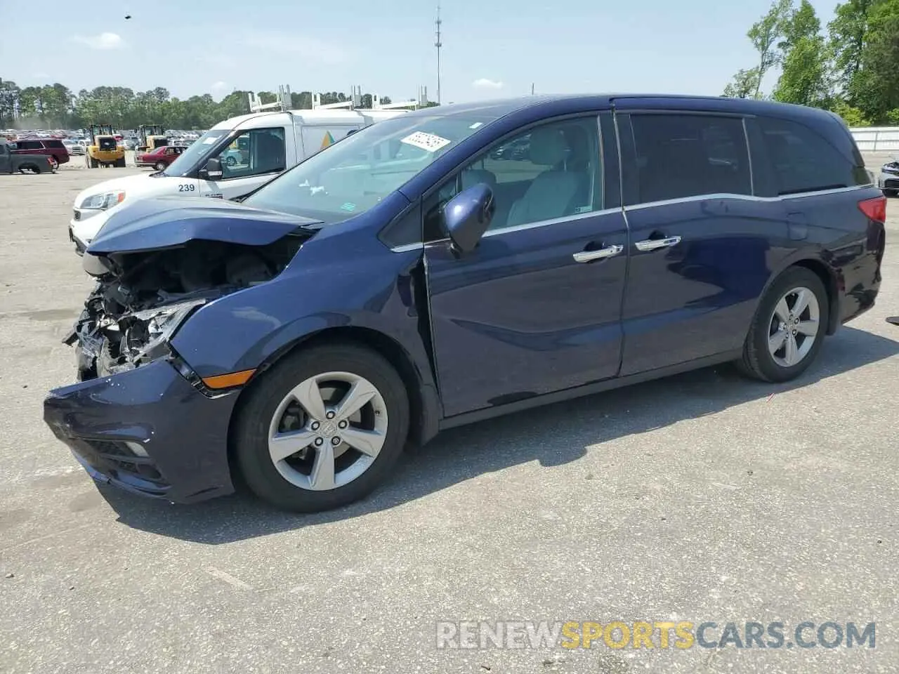 1 Photograph of a damaged car 5FNRL6H76LB034209 HONDA All Models 2020