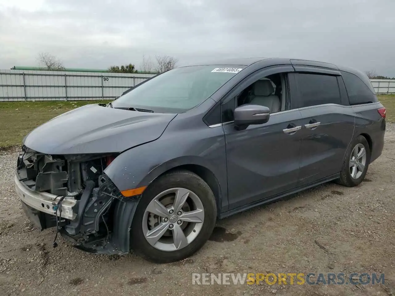 1 Photograph of a damaged car 5FNRL6H77LB053111 HONDA All Models 2020