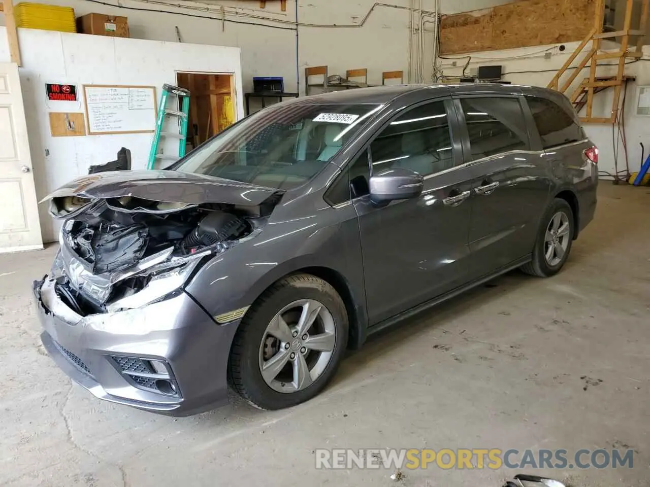 1 Photograph of a damaged car 5FNRL6H7XLB003612 HONDA All Models 2020