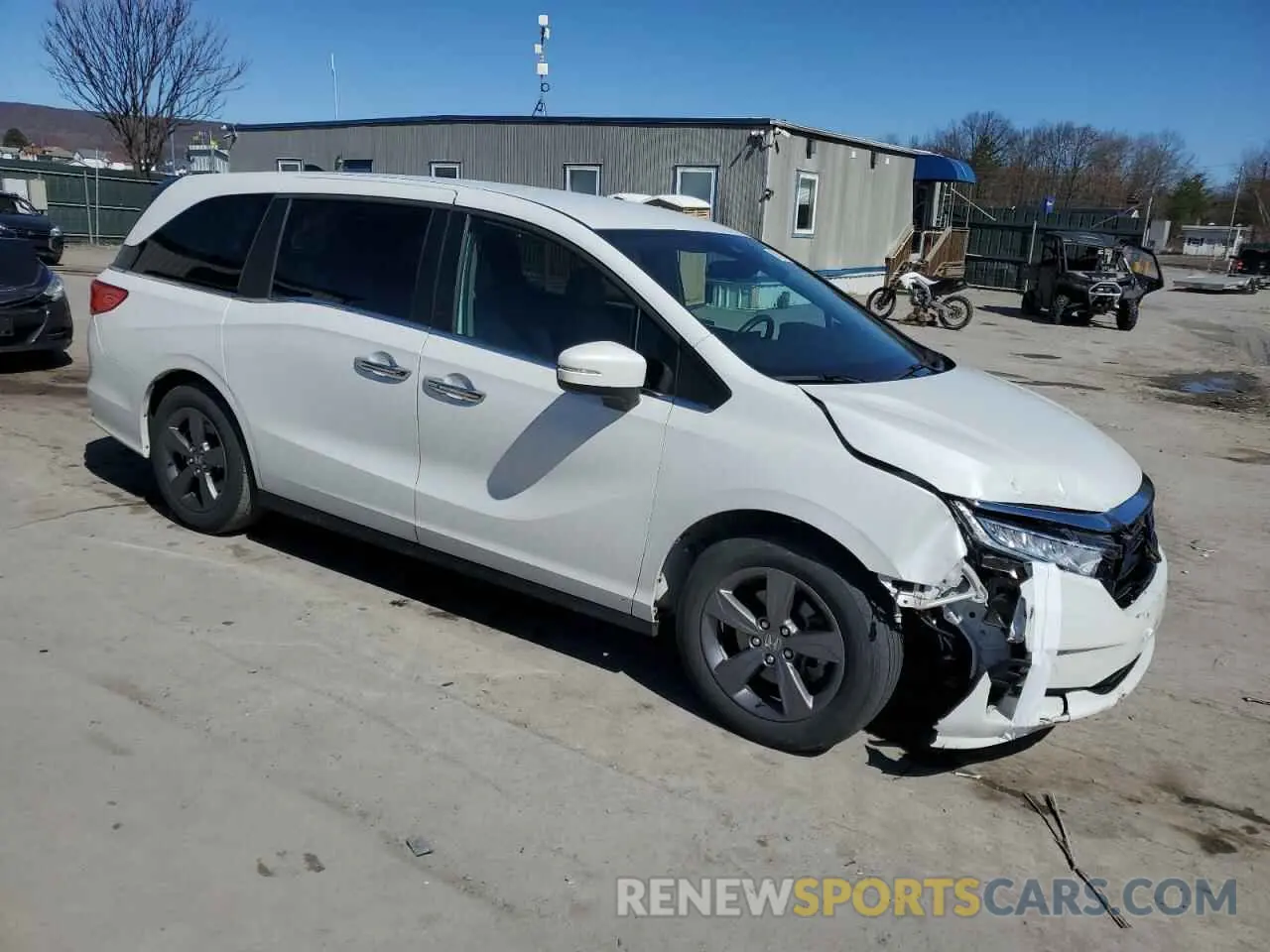 4 Photograph of a damaged car 5FNRL6H50MB038692 HONDA All Models 2021