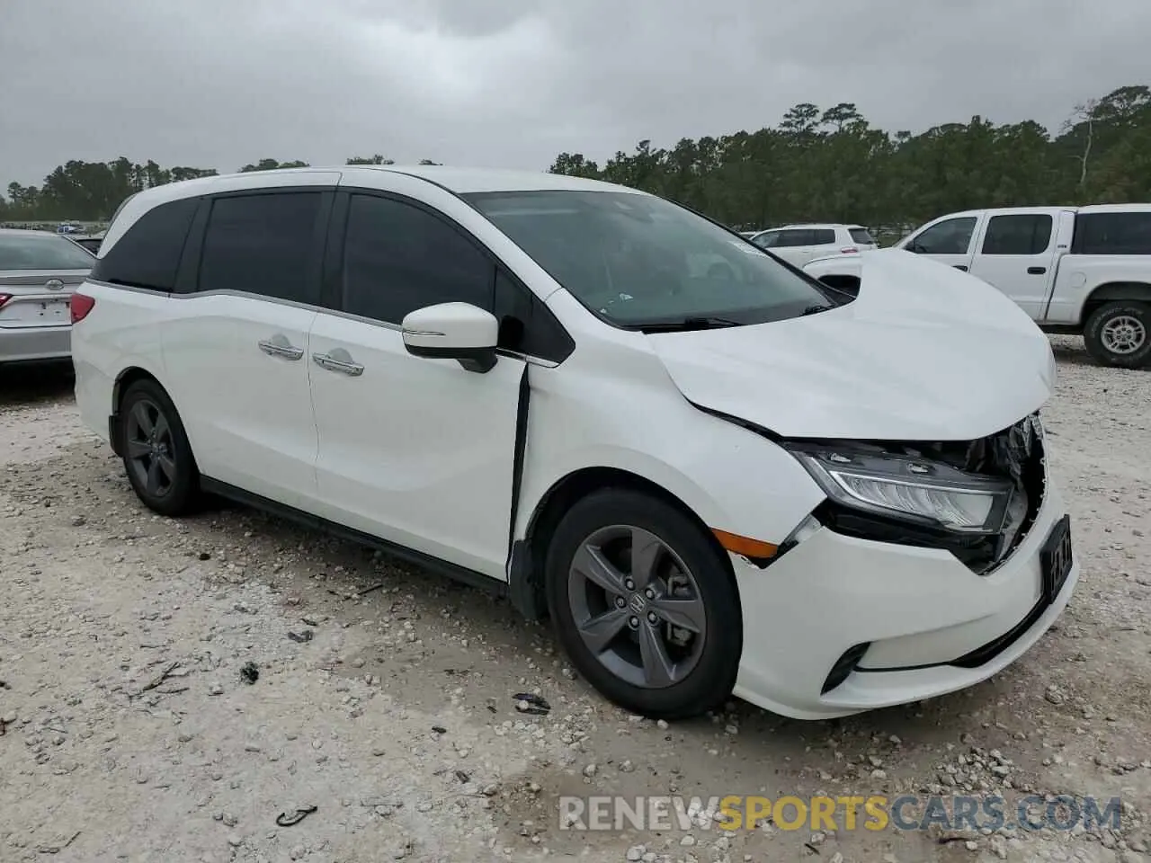 4 Photograph of a damaged car 5FNRL6H56MB025283 HONDA All Models 2021