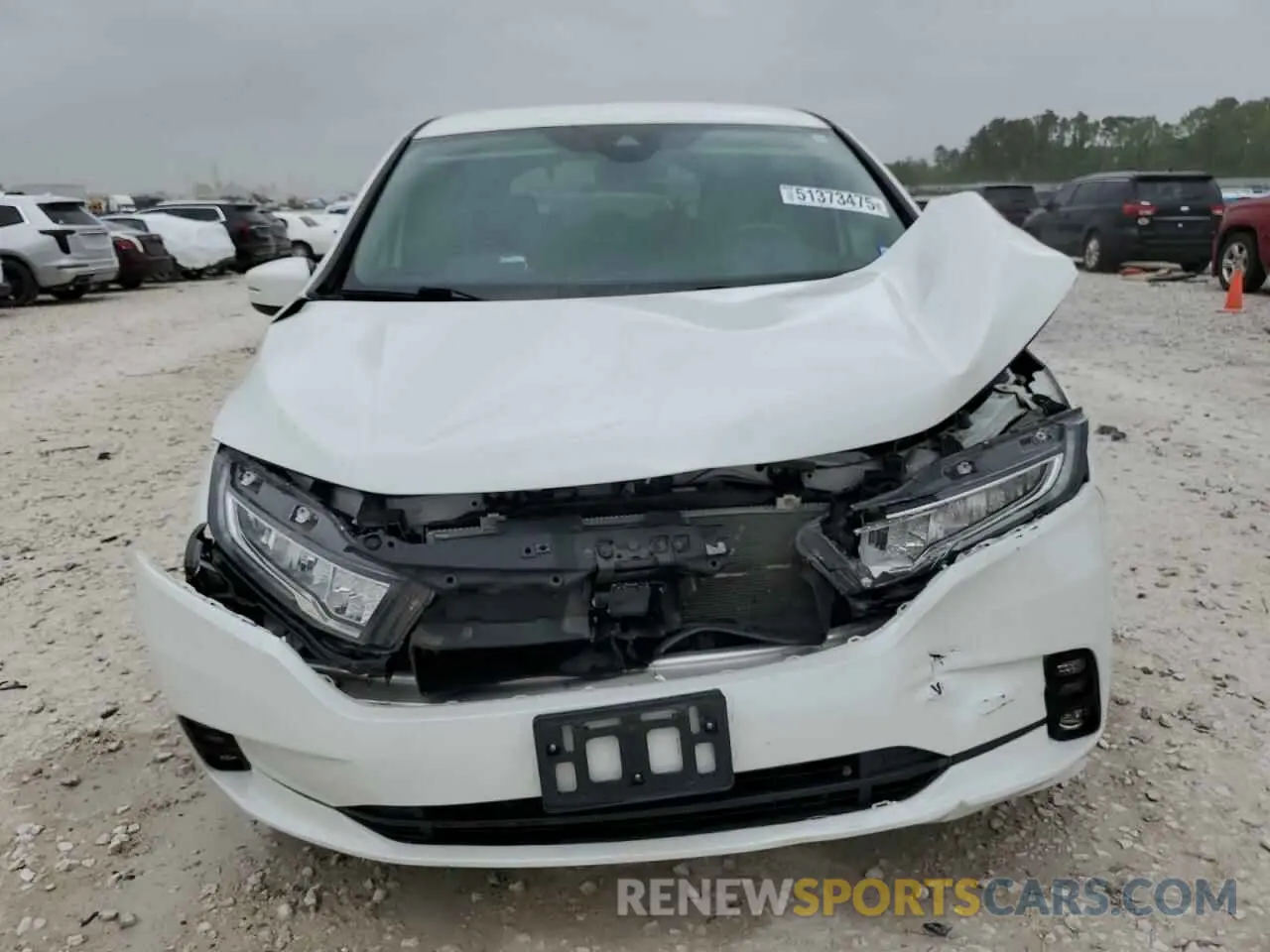 5 Photograph of a damaged car 5FNRL6H56MB025283 HONDA All Models 2021