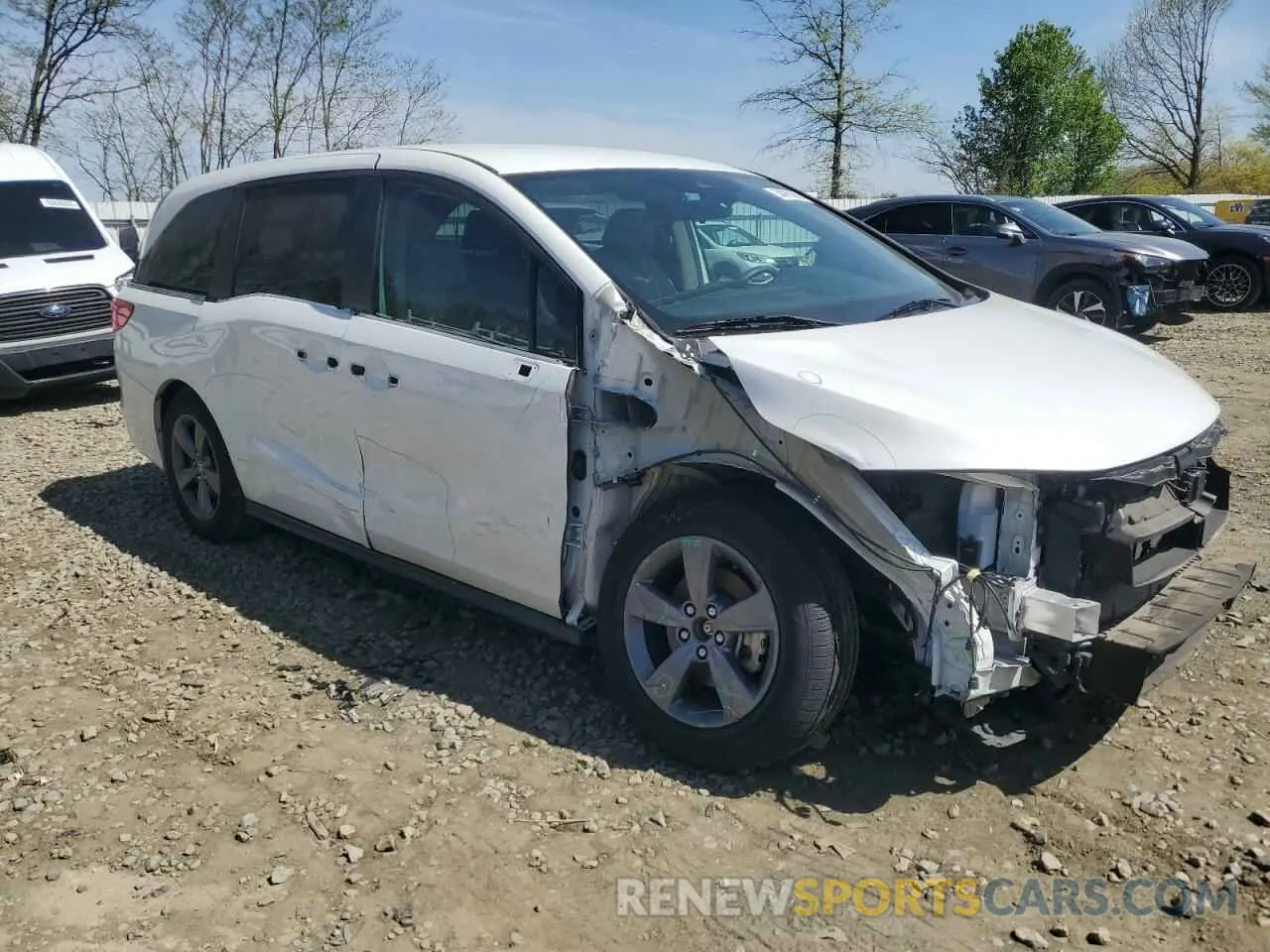 4 Photograph of a damaged car 5FNRL6H58MB044532 HONDA All Models 2021