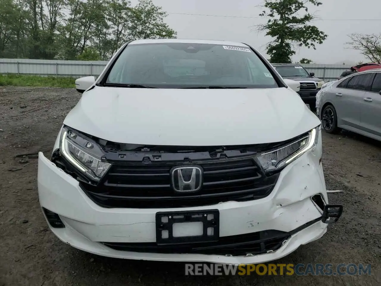 5 Photograph of a damaged car 5FNRL6H70MB007251 HONDA All Models 2021