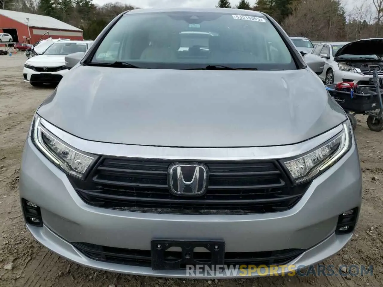5 Photograph of a damaged car 5FNRL6H71MB011079 HONDA All Models 2021