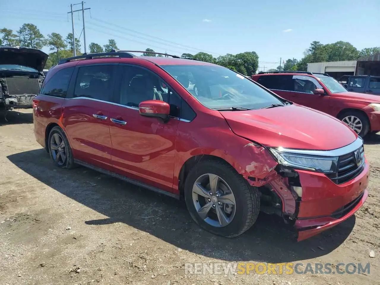 4 Photograph of a damaged car 5FNRL6H50NB011140 HONDA All Models 2022