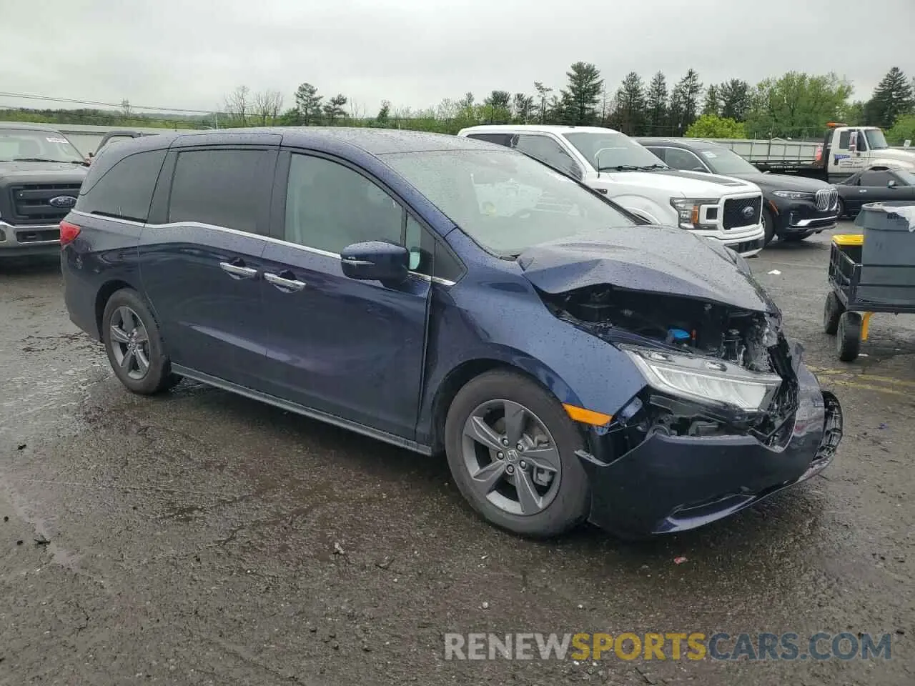 4 Photograph of a damaged car 5FNRL6H55NB020366 HONDA All Models 2022