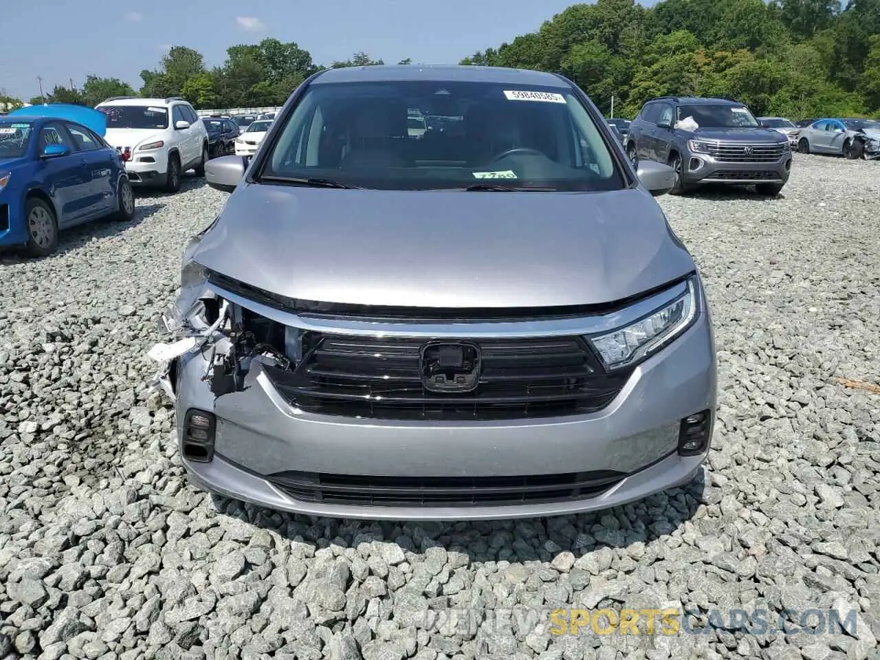 5 Photograph of a damaged car 5FNRL6H75NB041719 HONDA All Models 2022