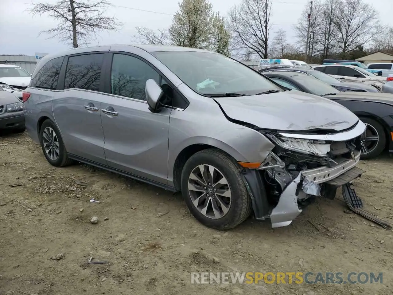 4 Photograph of a damaged car 5FNRL6H76NB060456 HONDA All Models 2022
