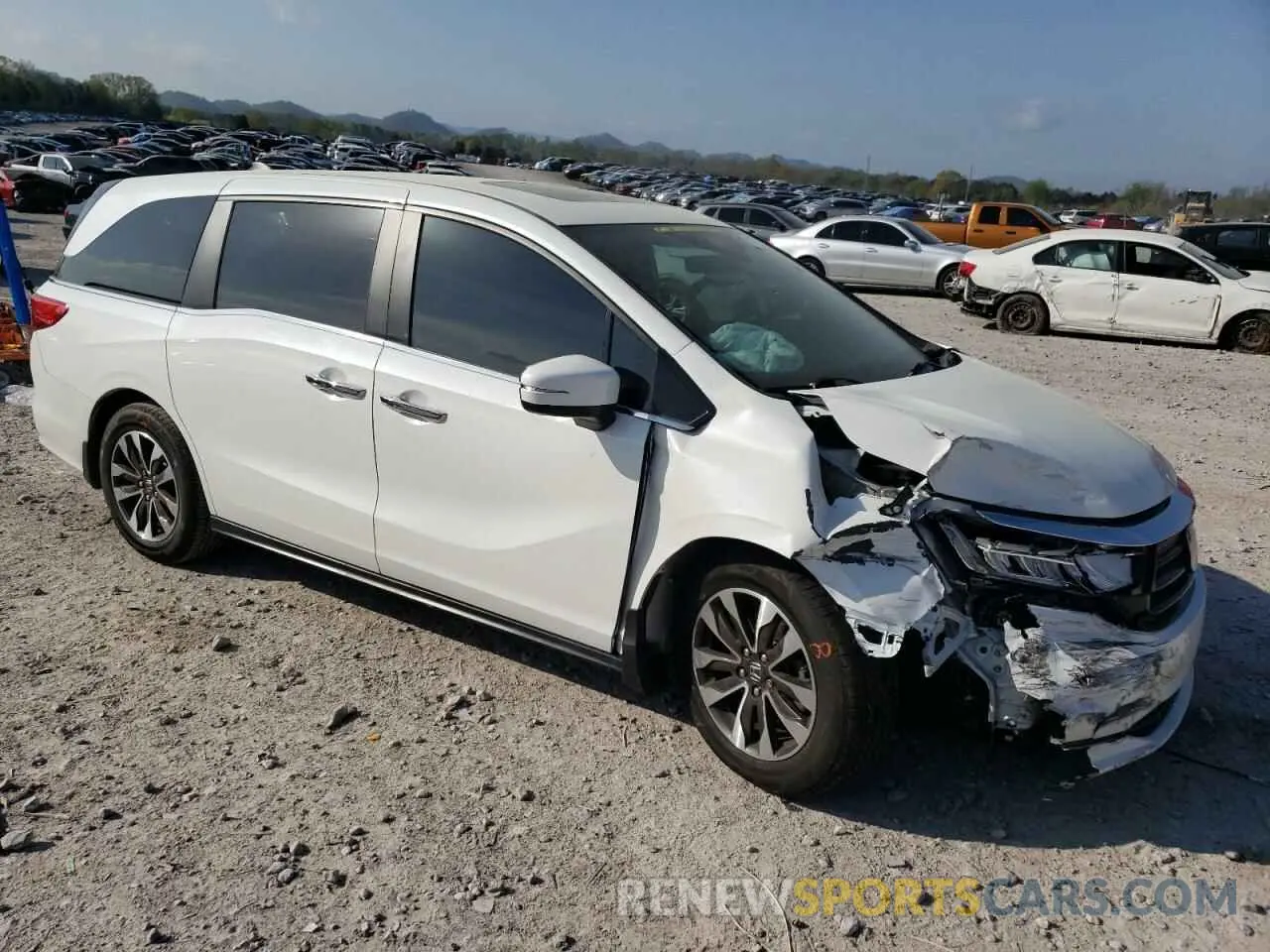4 Photograph of a damaged car 5FNRL6H77NB053337 HONDA All Models 2022