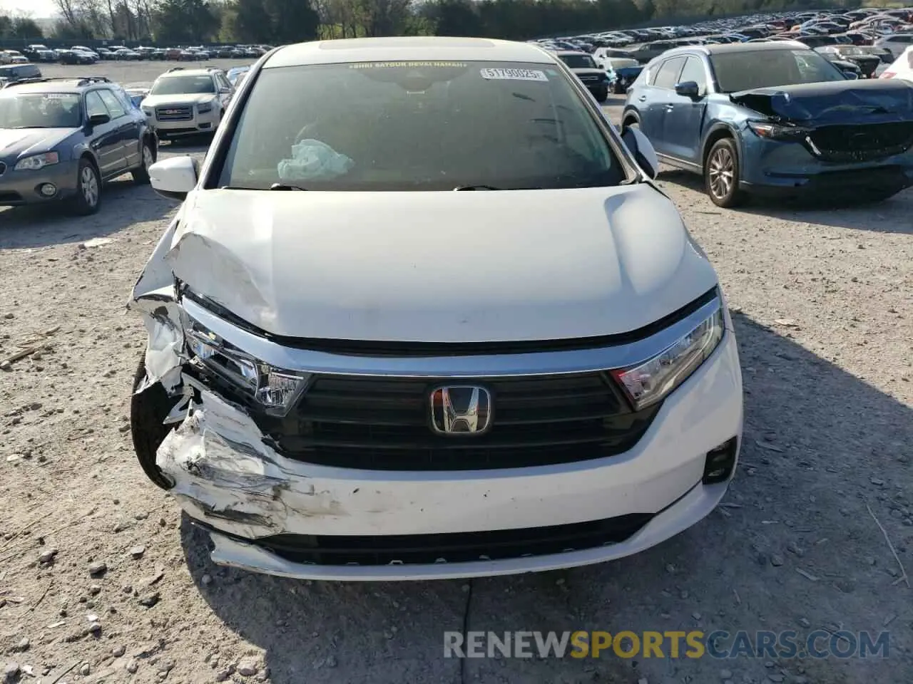 5 Photograph of a damaged car 5FNRL6H77NB053337 HONDA All Models 2022