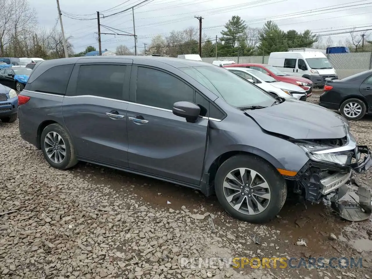 4 Photograph of a damaged car 5FNRL6H78NB049944 HONDA All Models 2022