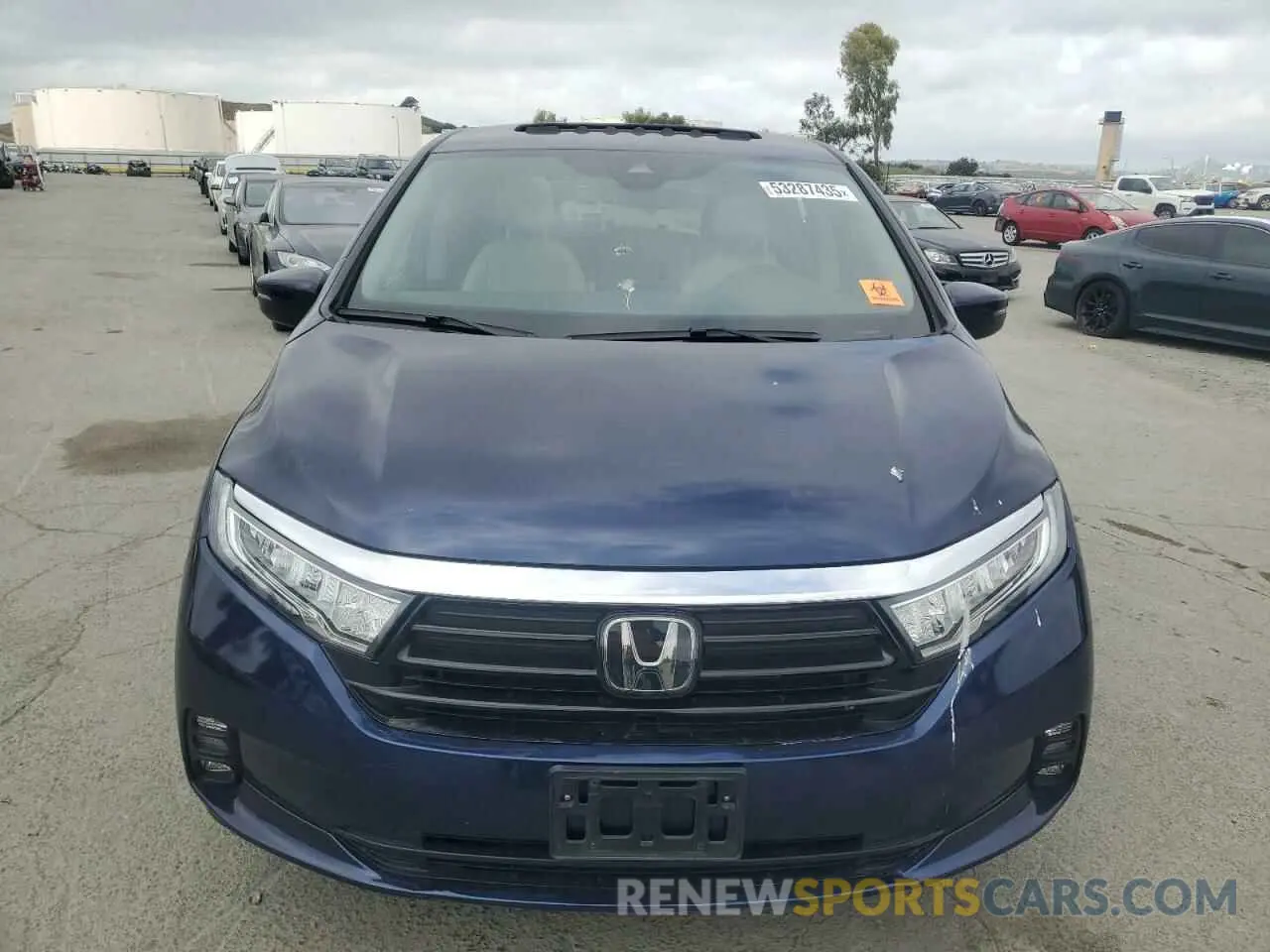 5 Photograph of a damaged car 5FNRL6H7XNB001684 HONDA All Models 2022