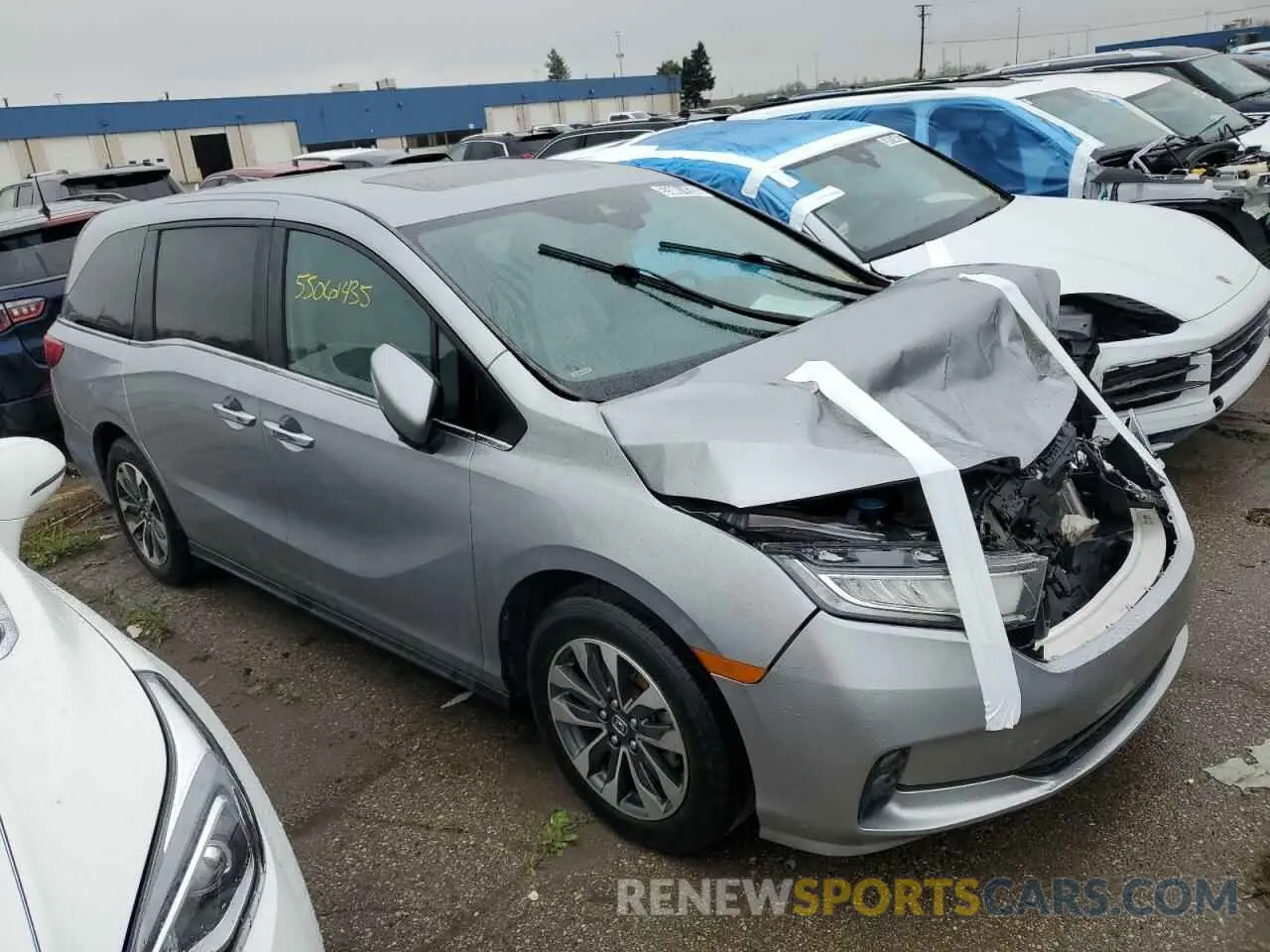 4 Photograph of a damaged car 5FNRL6H61PB041825 HONDA All Models 2023