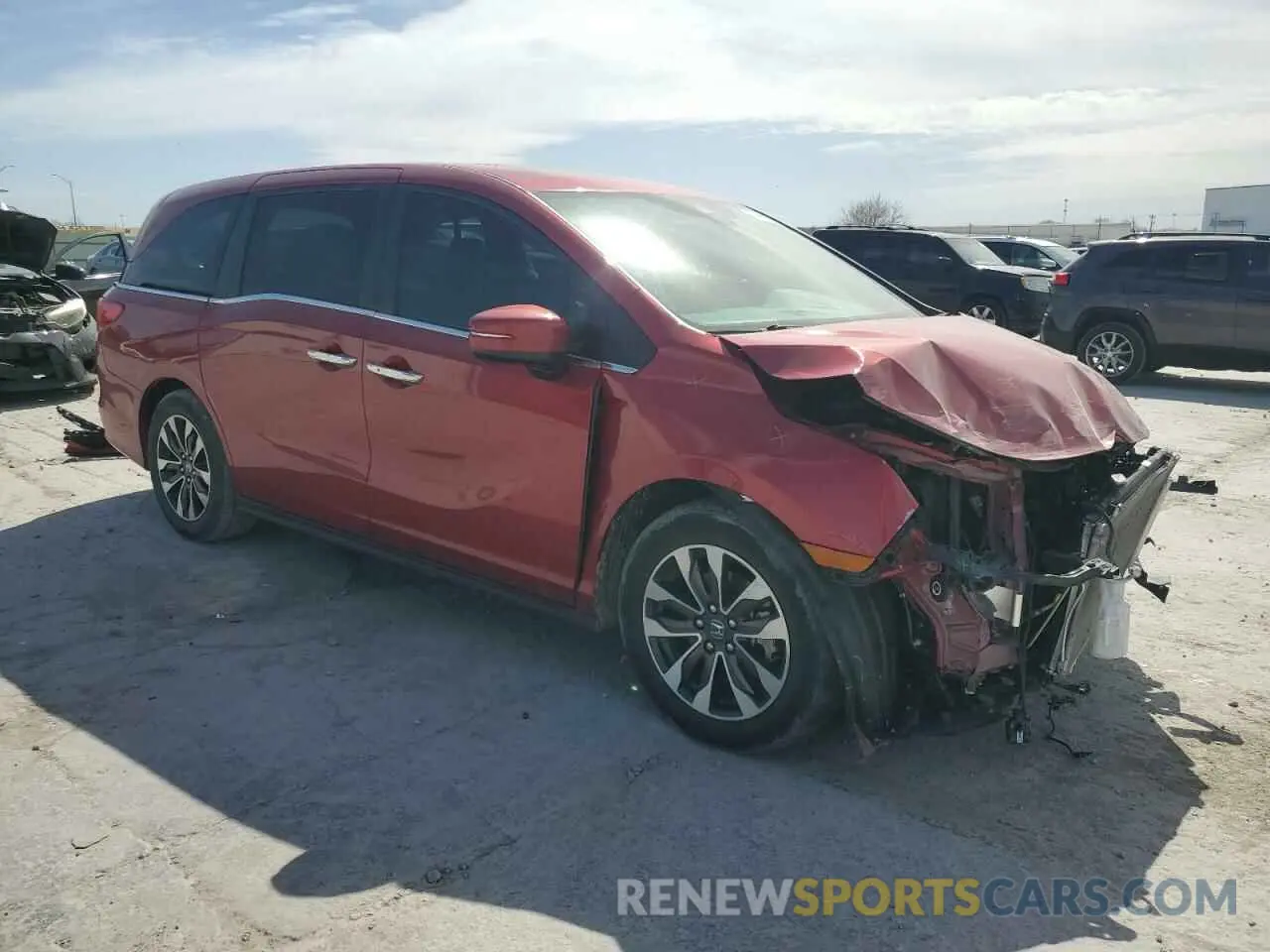 4 Photograph of a damaged car 5FNRL6H62PB013130 HONDA All Models 2023